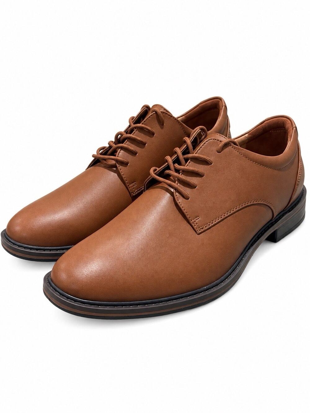 Goodfellow & Co Men’s Size 13 Brown Lace Up Dress Shoes Memory Foam NWT